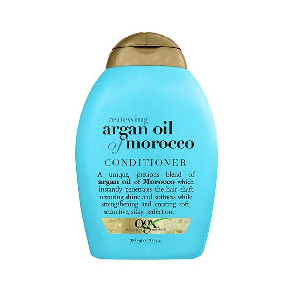 Ogx Renewing Argan Oil of Morocco Conditioner 385ml bottle on white background