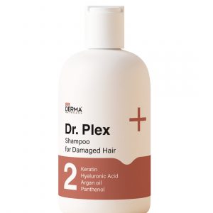 101 Derma Dr. Plex Shampoo 300ml bottle — pale blue packaging with white cap, front label shown