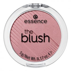 Essence The Blush 10 Befitting pressed powder blush in round compact, warm pink shade