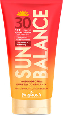 Farmona Sun Balance Waterproof Suntan Lotion SPF30 150ml bottle front view