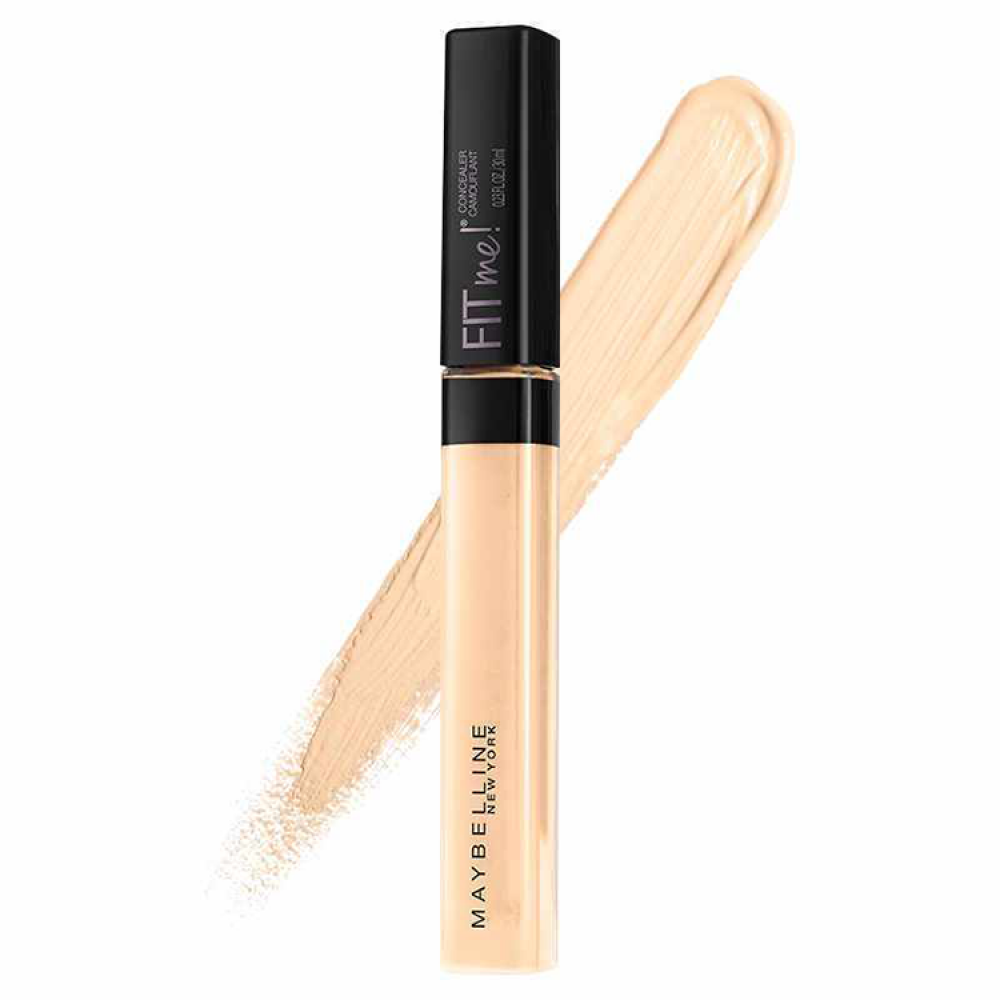 Maybelline Fit Me Concealer 10 Light tube with white cap and angled applicator