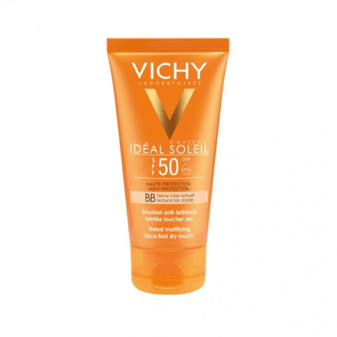 Vichy Ideal Soleil BB SPF50 Natural Tan 50ml tube front view
