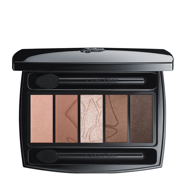 Lancome Hypnose Palette 4G in shade Nude Sculptural with four neutral eyeshadows in a sleek black compact