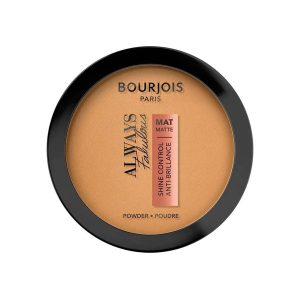 Bourjois Always Fabulous Matte Pressed Powder 215 Golden Vanilla compact packaging front view