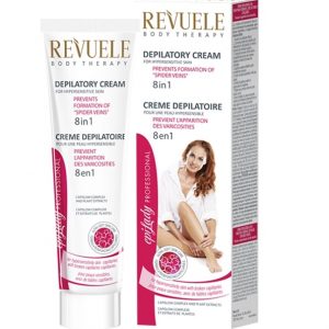 Revuele 8N1 Depilatory Cream 125Ml tube front view