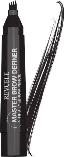 Revuele Master Brow Definer Eyebrow Pencil Dark 2.2Ml close-up of tip