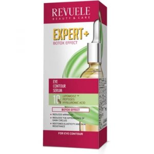 Revuele Expert+ Botox Effect Eye Contour Serum 30ml bottle on white background