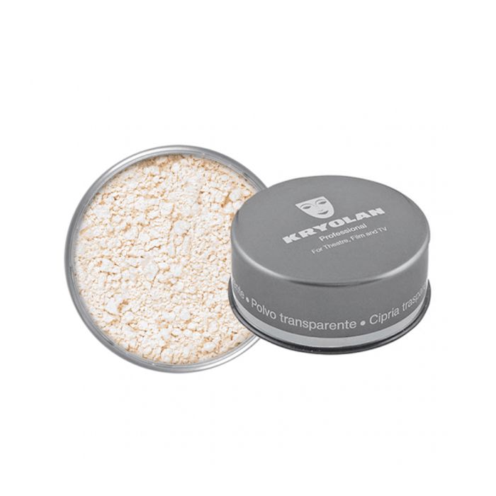 Kryolan Translucent Loose Powder TL11 20G jar on white background