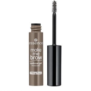 Essence Make Me Brow gel tube in shade 05 Chocolaty Brows with precise brush applicator
