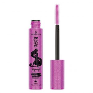 Essence Disney I Love Extreme Rapunzel Mascara tube with shimmering Rapunzel design and glitter accents