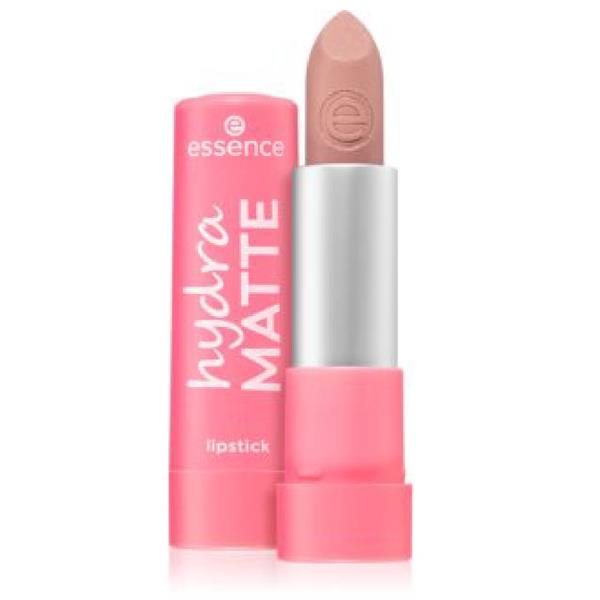 Essence Hydra Matte 402 Honey-Stly lipstick bullet in a warm honeyed nude shade, 3.5g