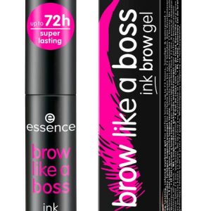 Essence Kulmageeli Brow Like A Boss Ink Brow Gel 02 angled brush close-up