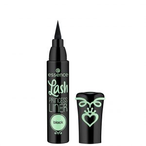 Essence Lash Princess Eyeliner in black packaging with chubby felt tip