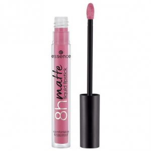 essence 8h matte liquid lipstick 05 Pink Blush tube against white background