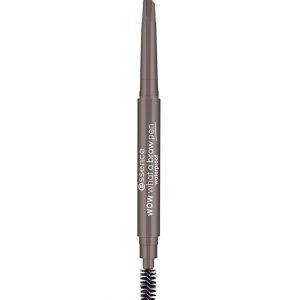 Essence Wow What A Brow Pen Waterproof 01 in black packaging with water-drop tip visible