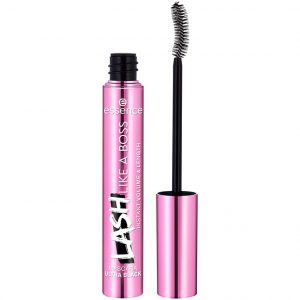 Essence Lash Like A Boss mascara in ultra black tube with curved brush detail