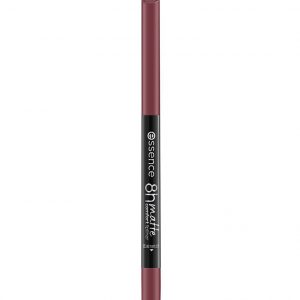 Essence 8H Matte Comfort Lipliner in shade 07, full body cap on, bright lighting
