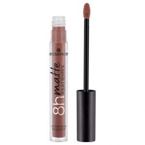 essence 8h Matte Liquid Lipstick in Deep Rust tube on white background