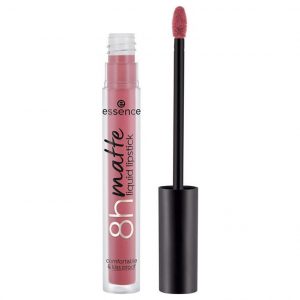 essence 8h Matte Liquid Lipstick in shade 11 MISTY ROSE, full-size tube with precision applicator