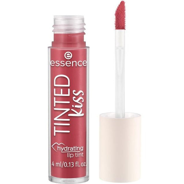Essence Tinted Kiss Hydrating Lip Tint 107 Raspberry Charm 4ml tube on white background