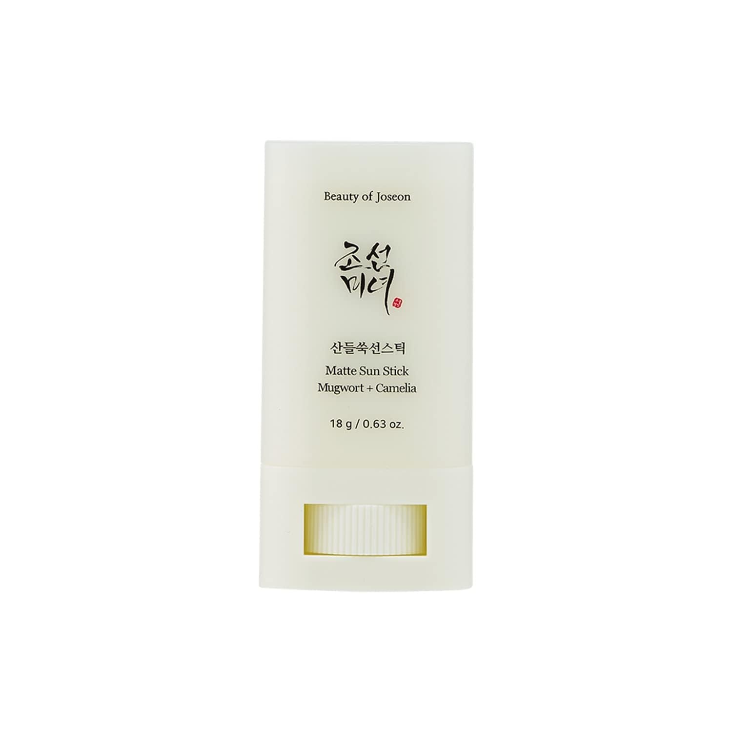 Beauty of Joseon Matte Sun Stick in its packaging with a clean white cap