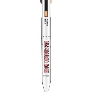 Benefit Contour Pro 4-in-1 Defining & Highlighting Pencil – sleek white and silver packaging with multicolored stripes