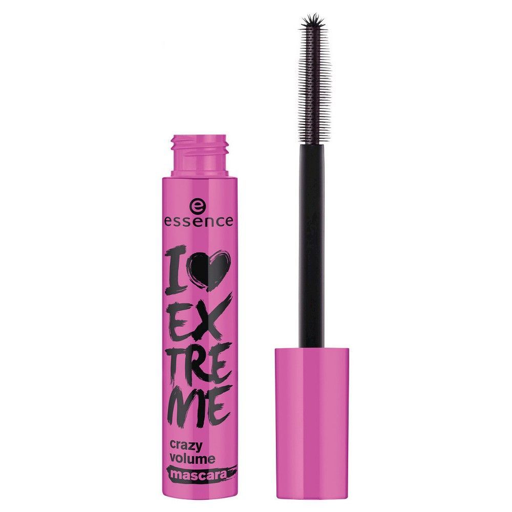 Essence I Love Extreme Crazy Volume Mascara tube with oversized brush