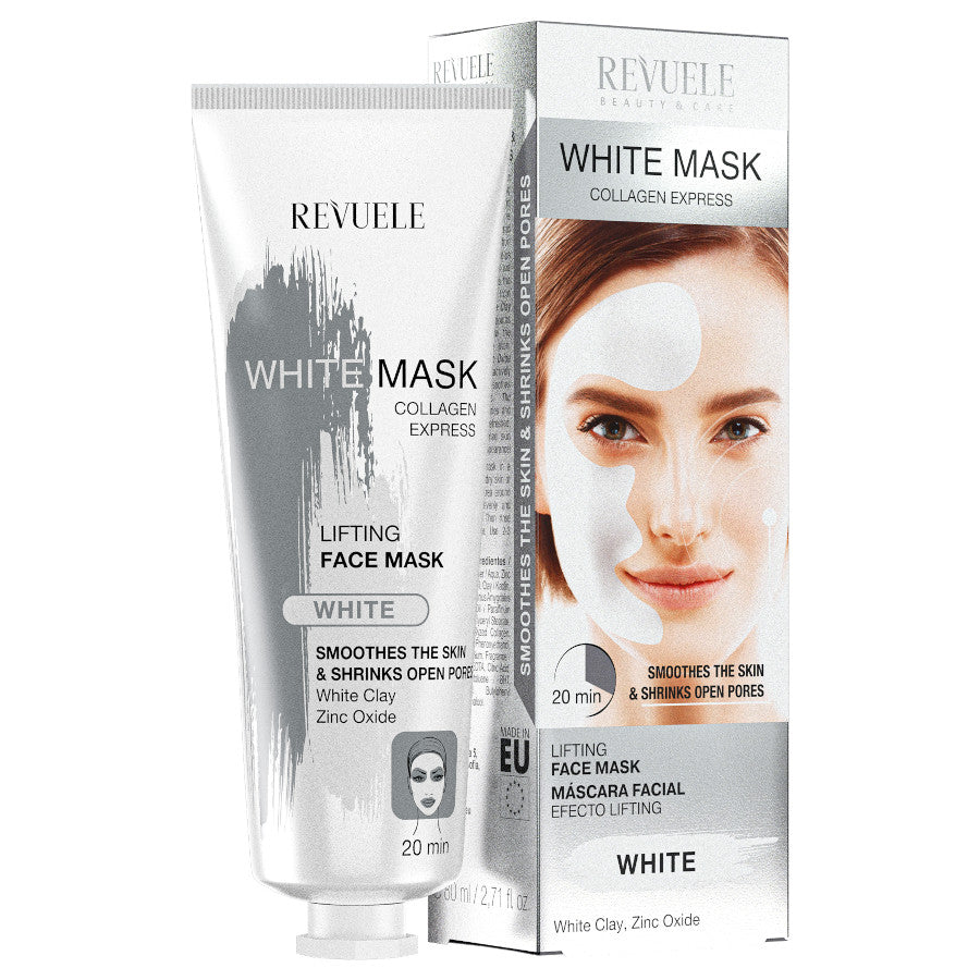 Revuele White Mask Smoothes 80ml tube on a white background
