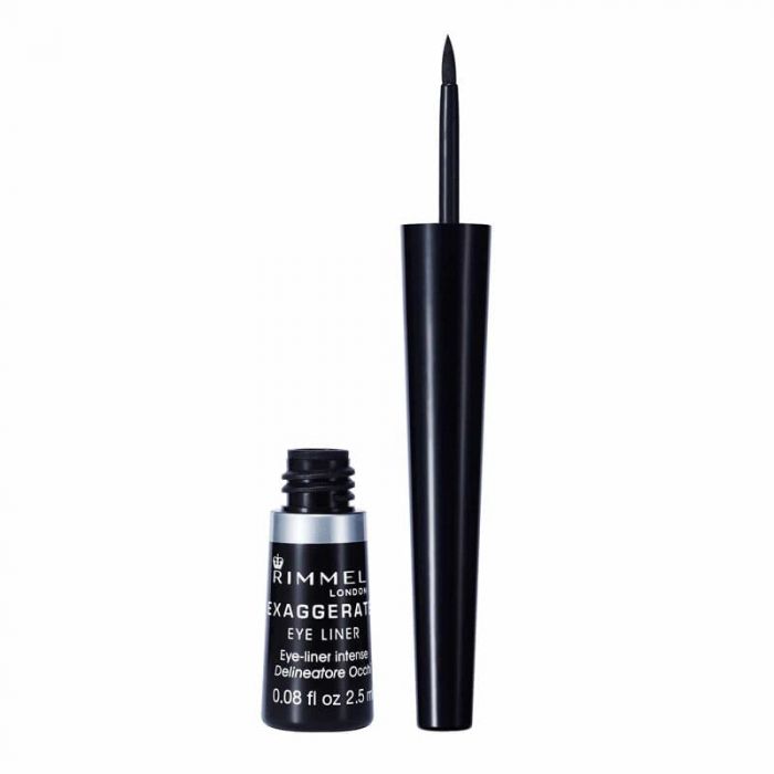 Rimmel London Exaggerate Liquid Eyeliner 001 Black close-up applicator
