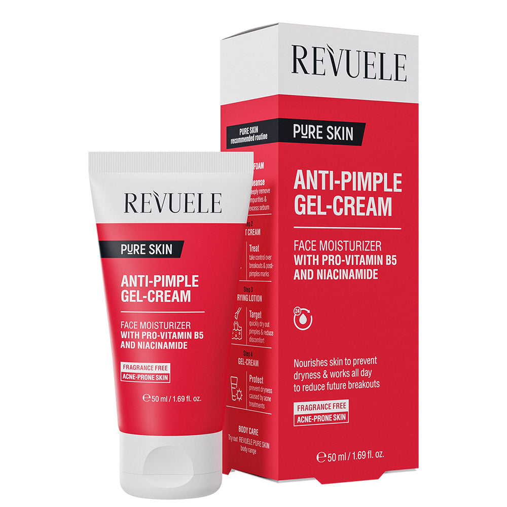 Revuele Anti-Pimple Gel-Cream 50 ml tube packaging