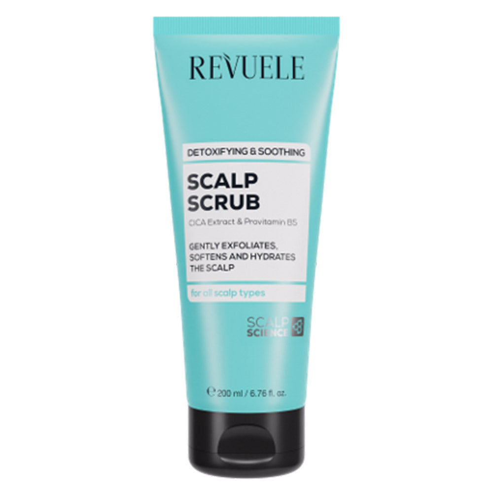 Revuele Detoxifying Scalp Scrub 200 ml tube on white background
