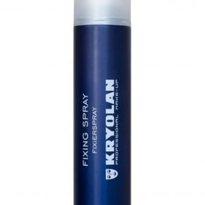 Kryolan Fixing Spray 300ml black bottle with pump nozzle on white background