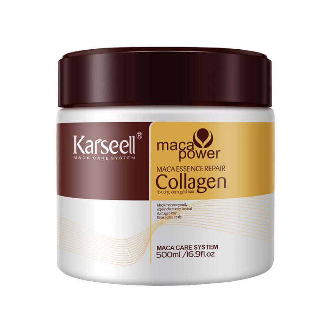 Karseell Maca Essence Repair Collagen Hair Mask 500ml packaging