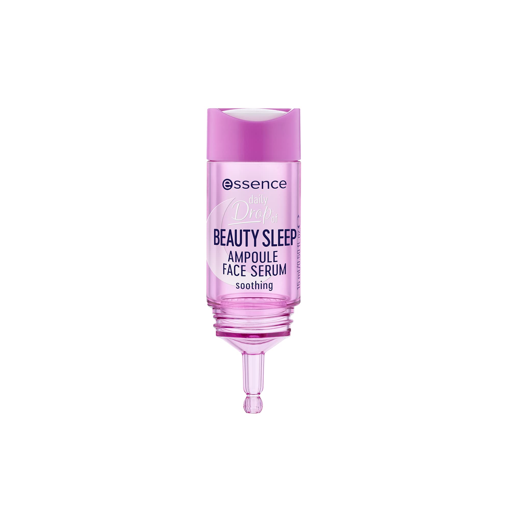 Essence Daily Drop Of Beauty Sleep Ampoule Face Serum 30ml bottle with lavender-toned packaging on a white background