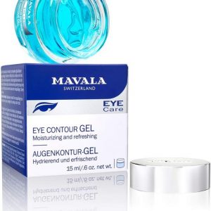 Mavala Eye Contour Gel 0.6 oz tube, lightweight packaging for daily eye care