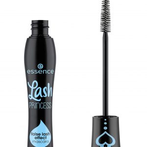 Essence Lash Princess waterproof mascara in black, full-size tube with green and silver branding