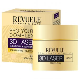 Revuele Pro Youth Complex Macadamia Oil night 50ml bottle in minimalist setting