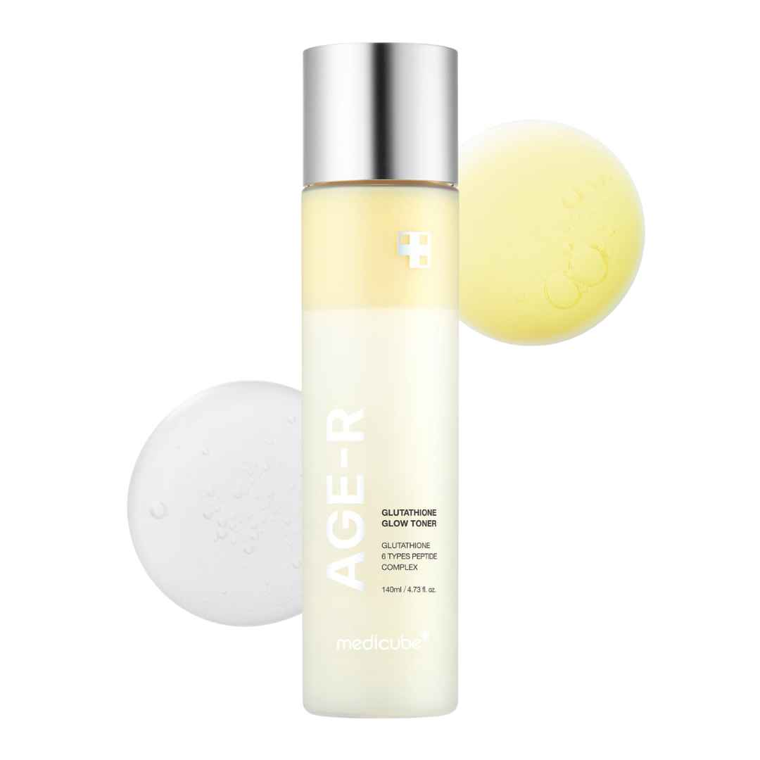AGE-R Glutathione Glow Milk Toner 140 ml packaging front view