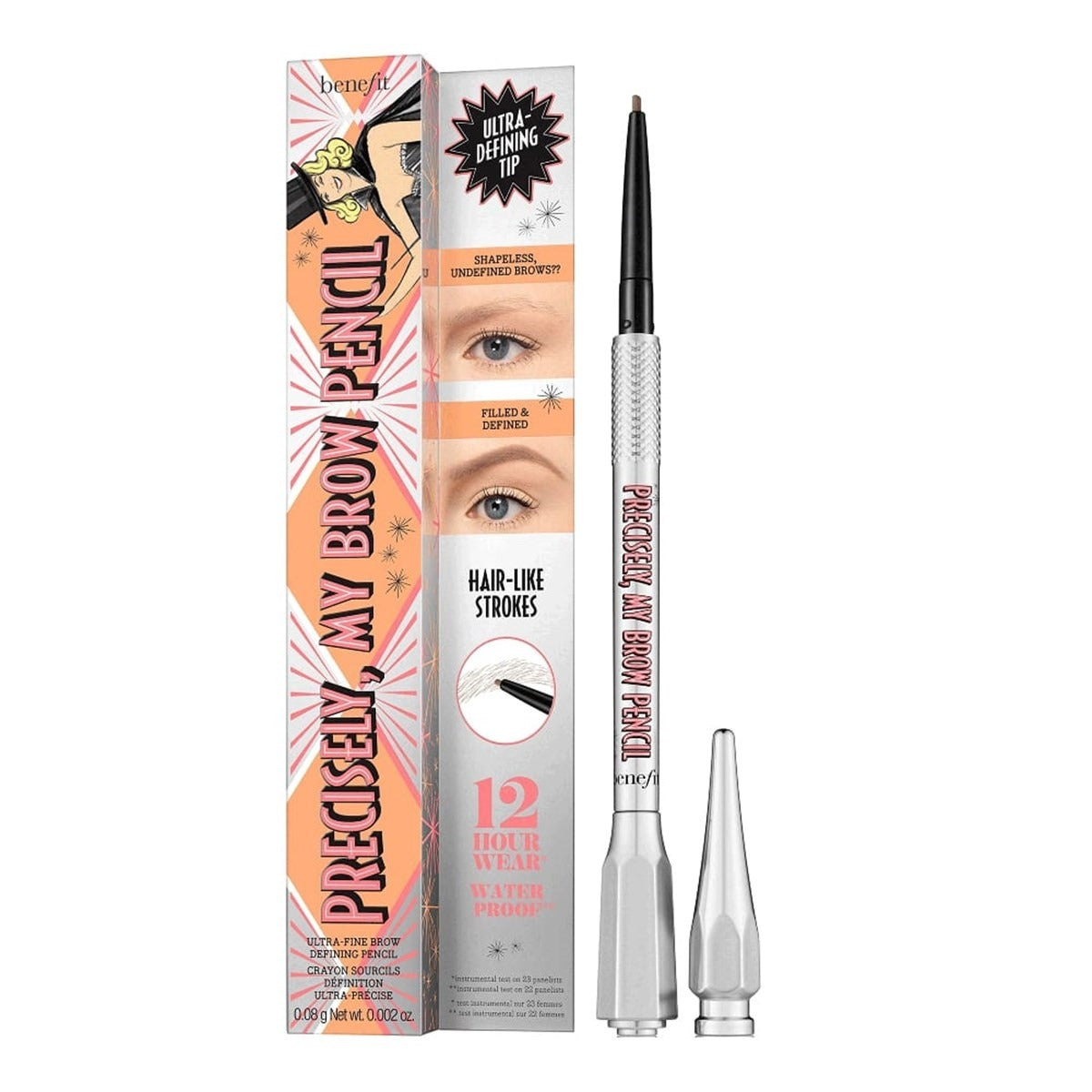 Benefit Precisely, My Brow Pencil No.1 in its sleek packaging