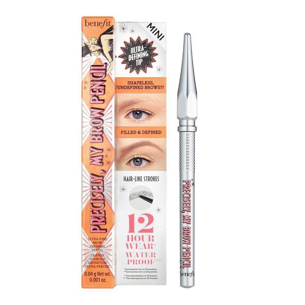Benefit Precisely Brow Pencil Mini in Cool Grey – ultra-fine twist-up pencil for natural brow definition
