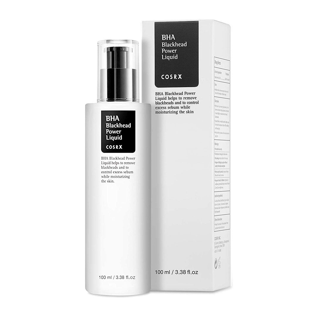 Cosrx BHA Blackhead Power Liquid in a clear 100ml bottle with white cap