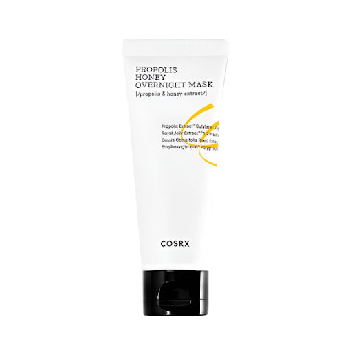 Cosrx Propolis Honey Overnight Mask 60ml tube on white background