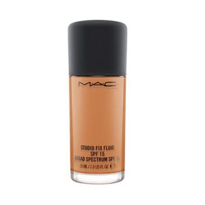 MAC Studio Fix Fluid Foundation SPF15 NC42 bottle on white background