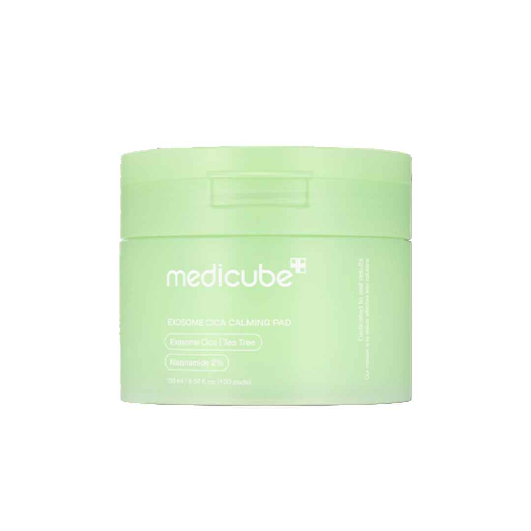 Exosome Cica Calming Pad 70 pads flat lay on white background