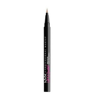 NYX Lift N Snatch! Brow Tint Pen in Taupe, ultra-fine micro-brush tip for precise brow definition