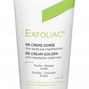 Noreva Exfoliac BB Cream Doree Golden 30ml tube front view with golden tint visible