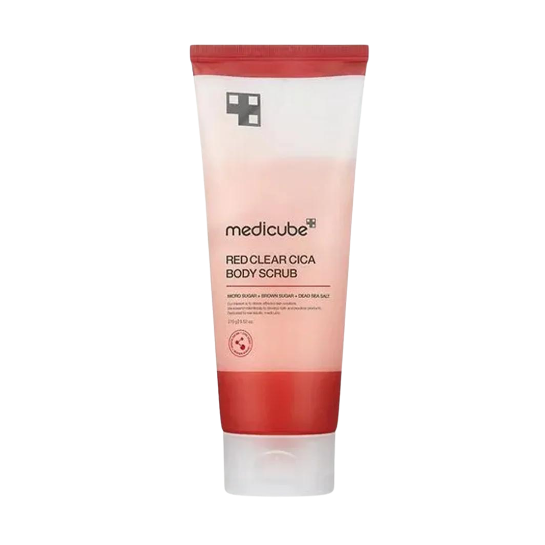 Red Clear Cica Body Scrub 270 g front packaging