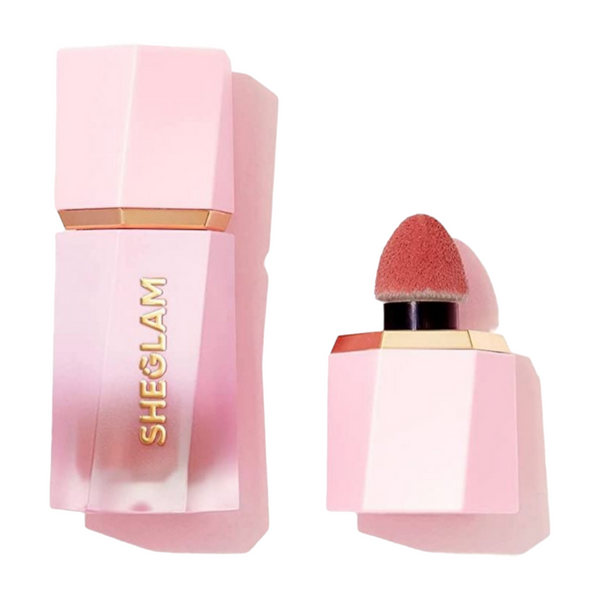 Sheglam Color Bloom Liquid Blush in Rose Ritual, 5.2 ml bottle with sponge applicator