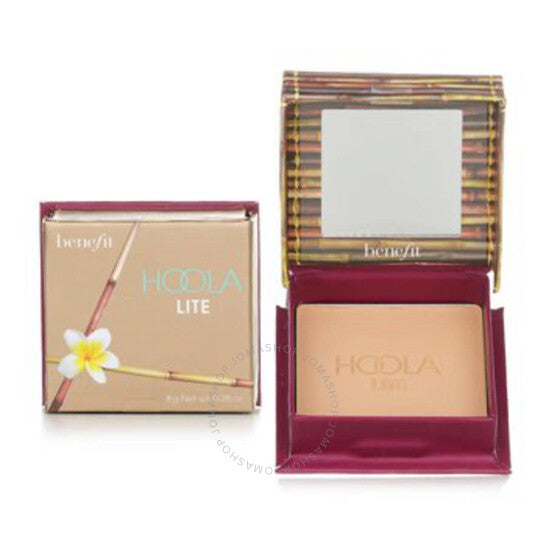 Benefit Hoola Lite Matte Bronzer 8g compact with mirror open, showing powder surface