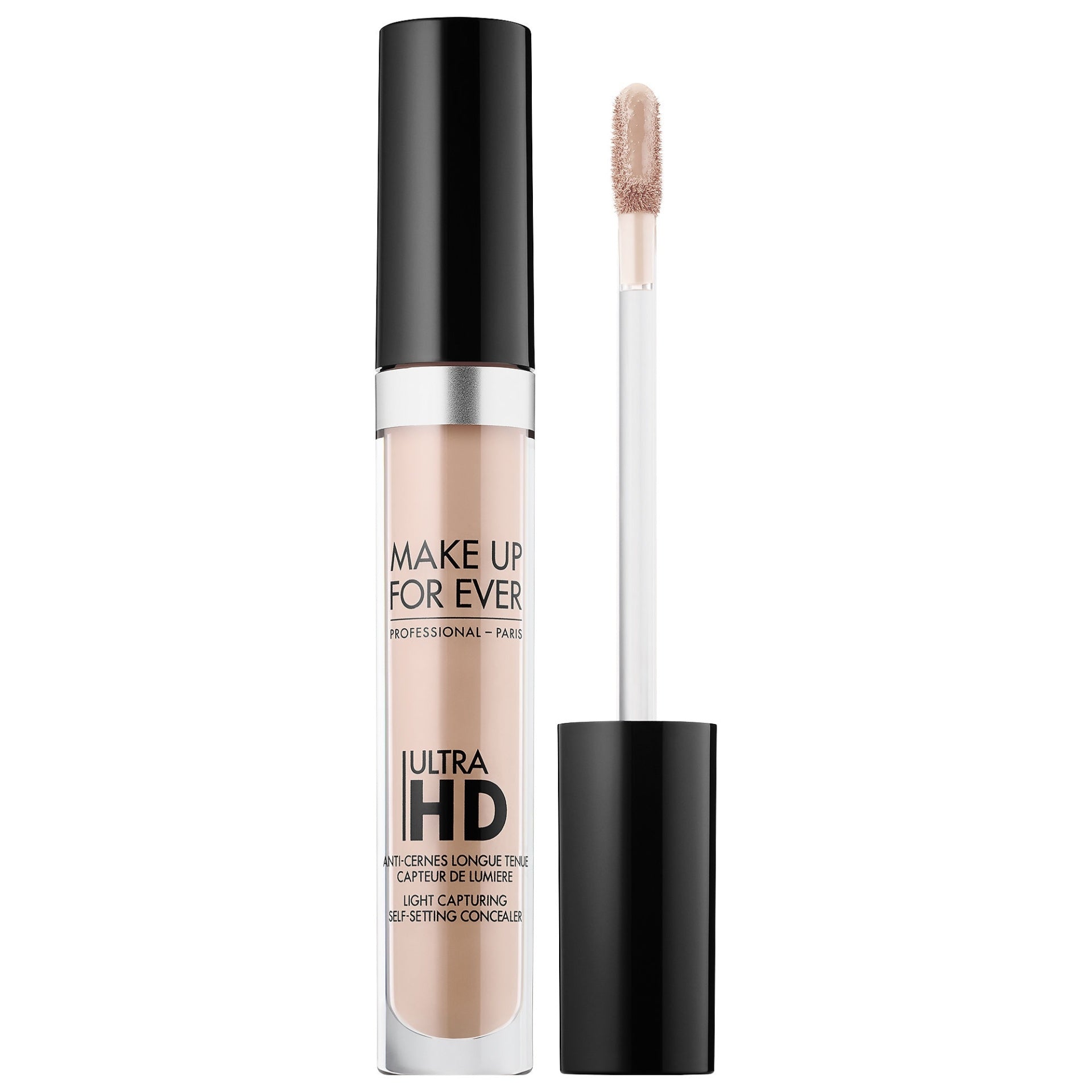 Make Up For Ever Ultra HD Self-Setting Concealer in shade 11 Pearl, 0.17 oz tube packaging
